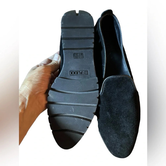 Flexx black suede comfortable shoes US 7 - Picture 2 of 4